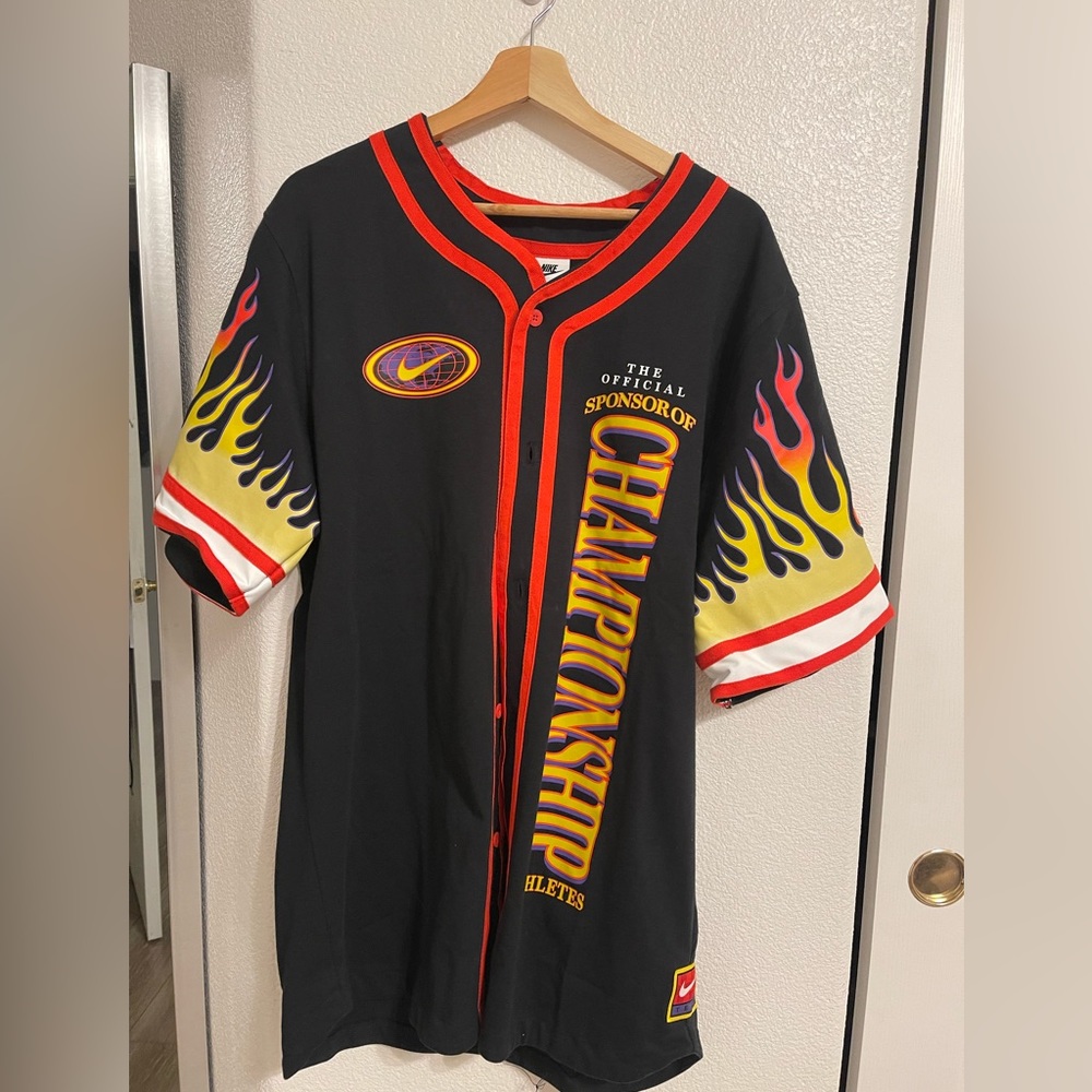 Nike Men’s Americana Flames Championship Baseball Jersey